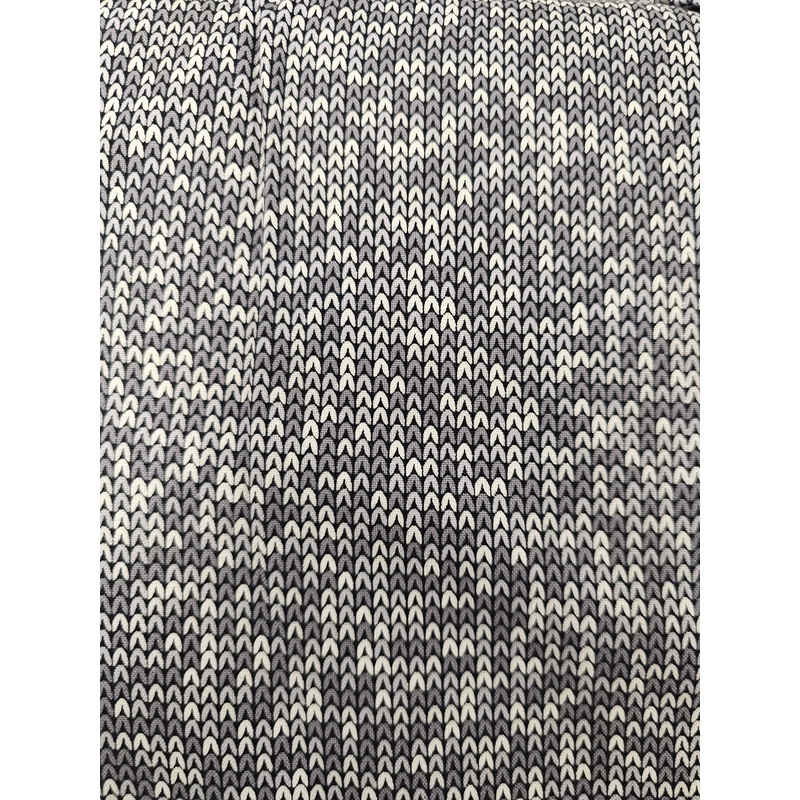 Benartex Knit Happy Gray Knit & Caboodle 12755-08