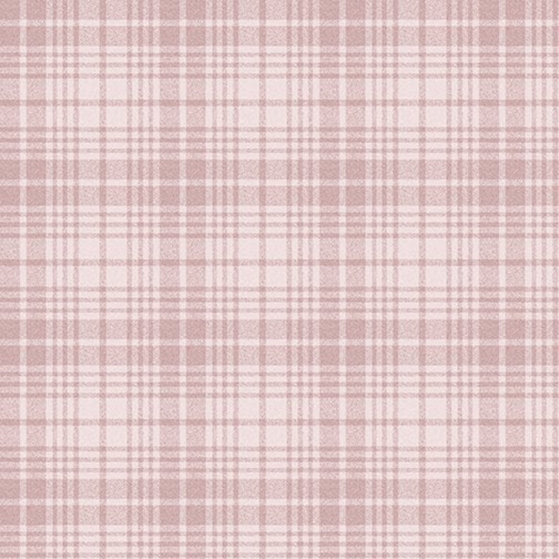 Benartex Wool Plaid Light Pink A Wooly Garden 9615-01