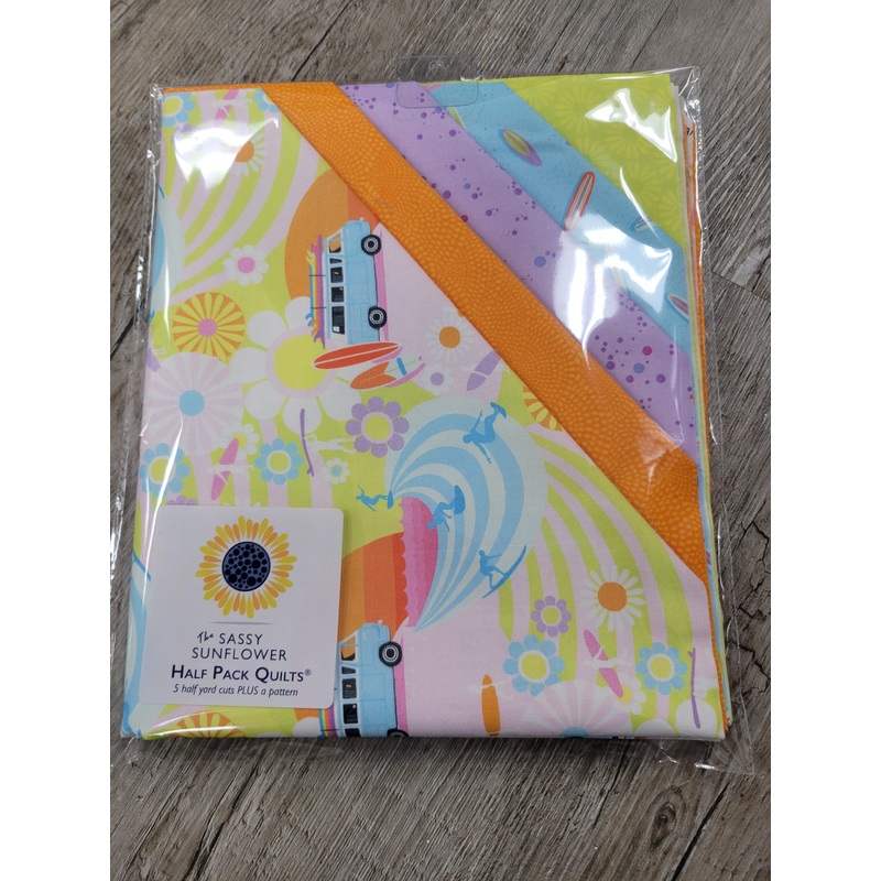 California Dreaming - The Sassy Sunflower Half Pack Quilts Kit