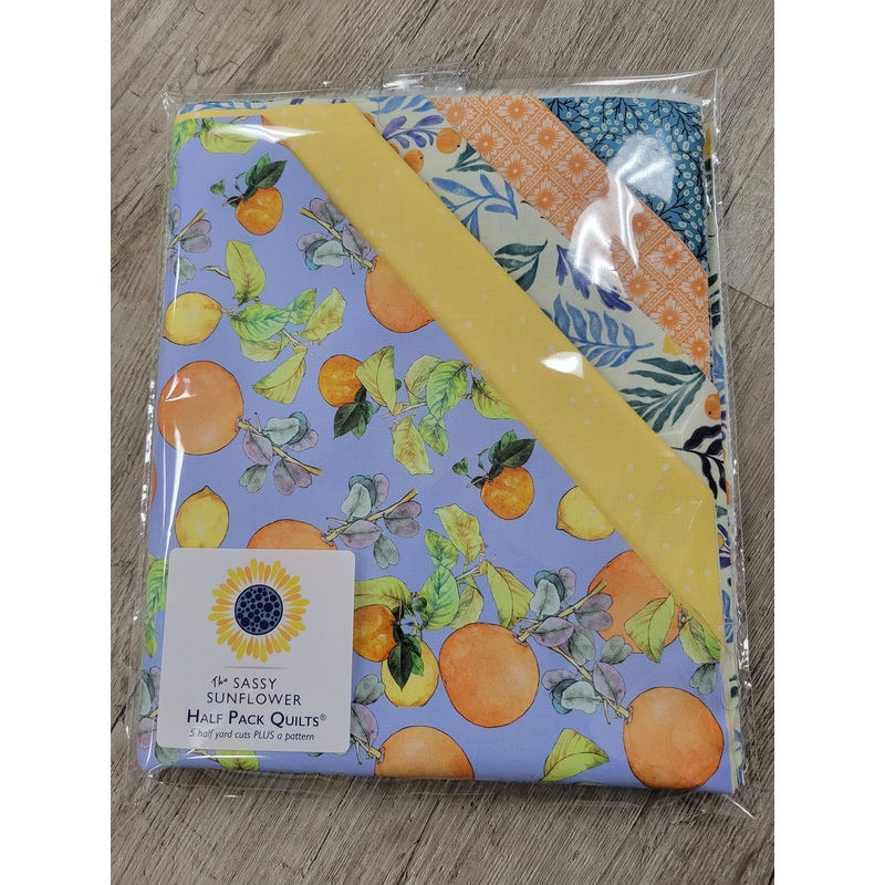 Citrus Toss - The Sassy Sunflower Half Pack Quilts Kit