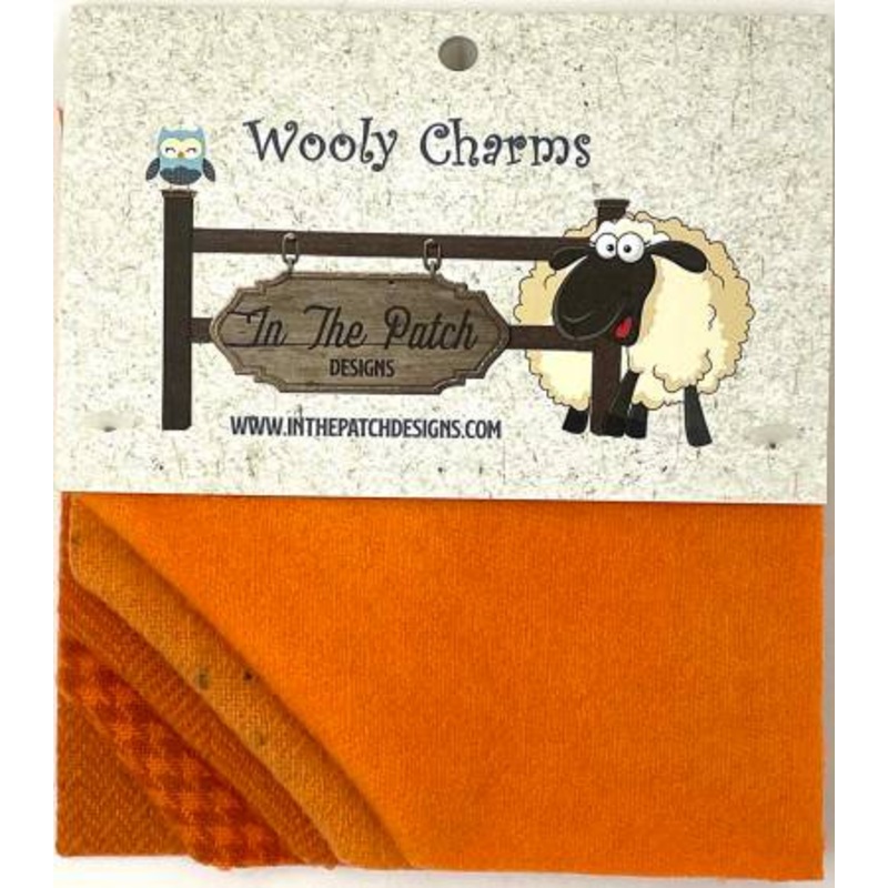 Wooly Charms - Oranges - 5 pieces - WC5724