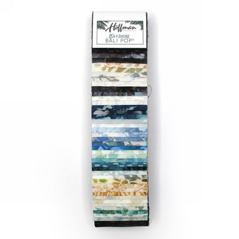 Bayshore Batik Quilt Fabric - Bali Pop - set of 40 2 1/2" strips - BP-743