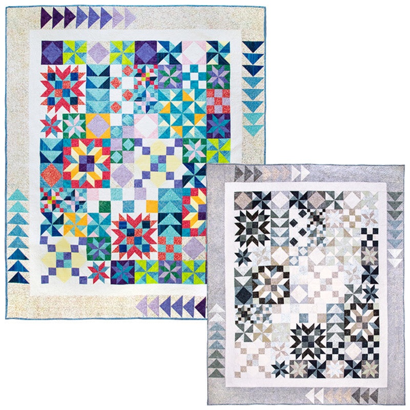 Symphony Quilt Kit - COMPLETE QUILT KIT - Neutral or Bright