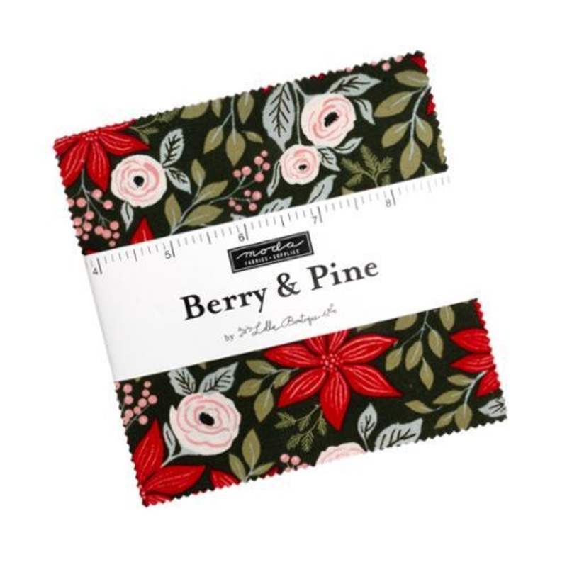 MODA Berry and Pine Charm Pack - 5240PP - Precut
