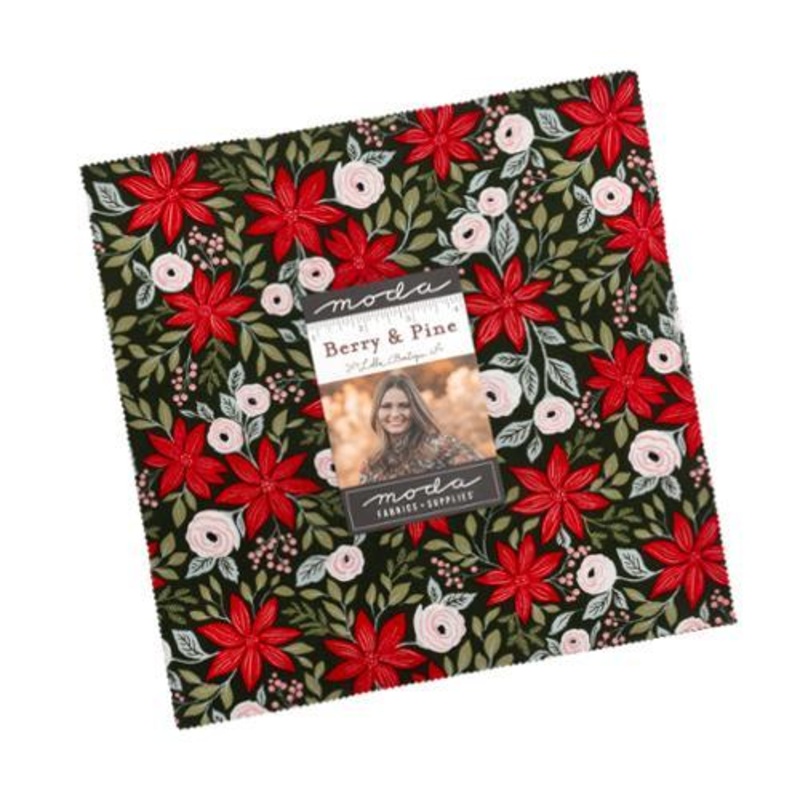 MODA Berry and Pine Layer Cake - 5240LC - Precut