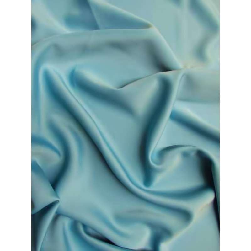 Neoprene Scuba Techno Athletic Double Knit All-Purpose Fabric / Sky Blue / Sold By The Yard