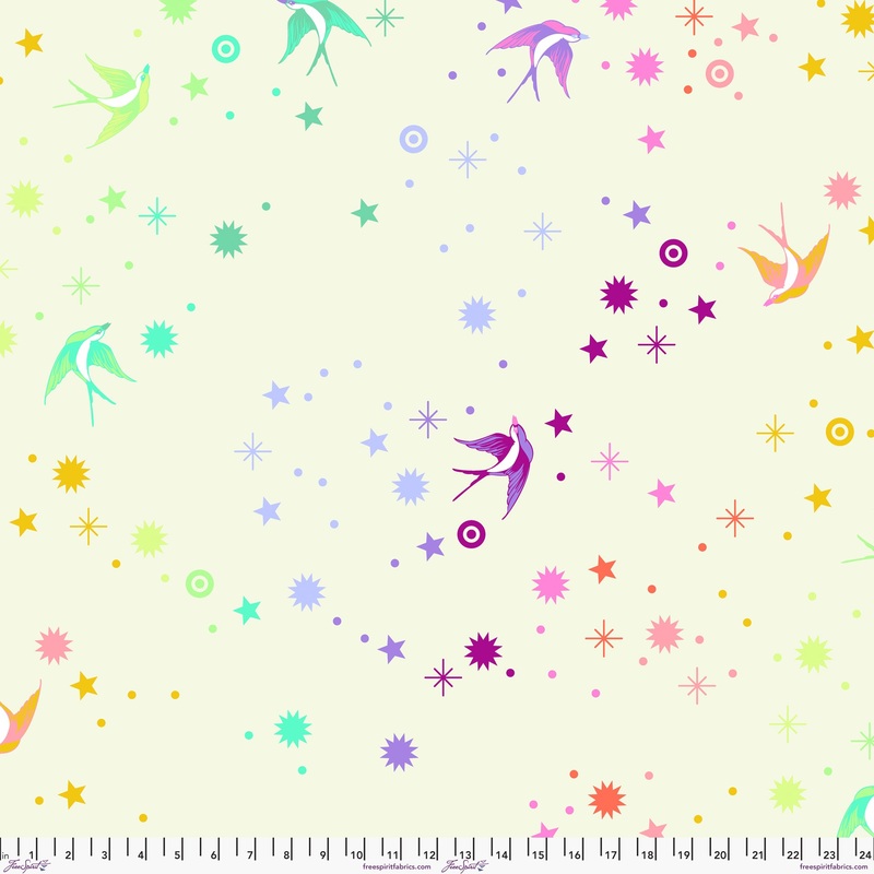 Tula's True Colors 108" Cotton Sateen QBTP011.COTTONCANDY Fairy Dust XL