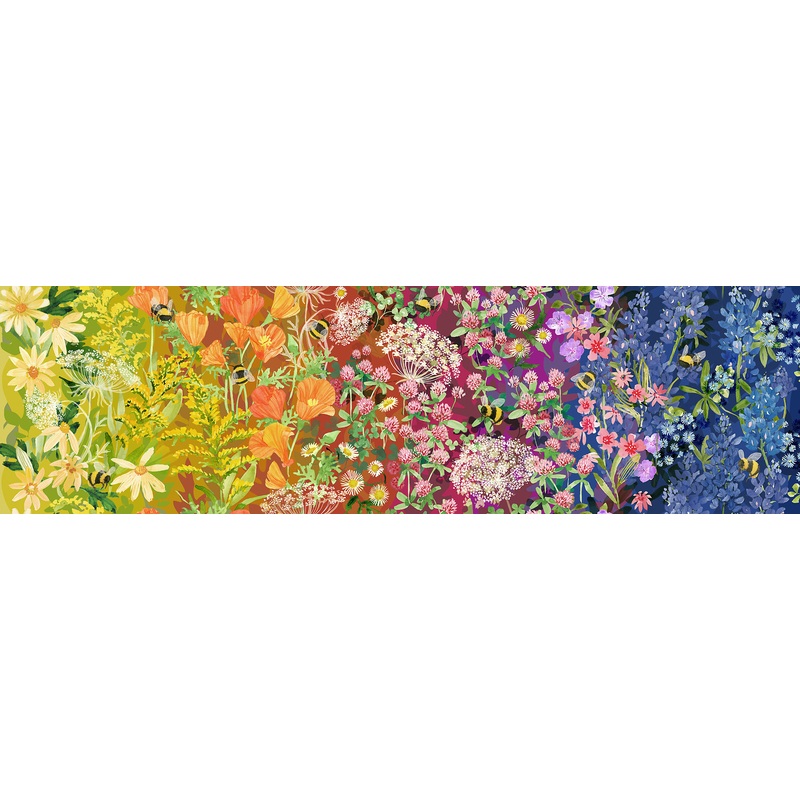 Wild Blossoms 48730-11 Rainbow Wildflowers Ombr