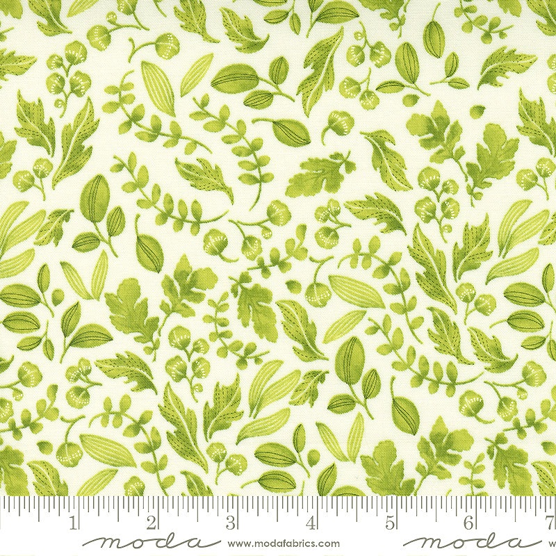 Wild Blossoms 48736-31 Cream Sunlit Leafy World