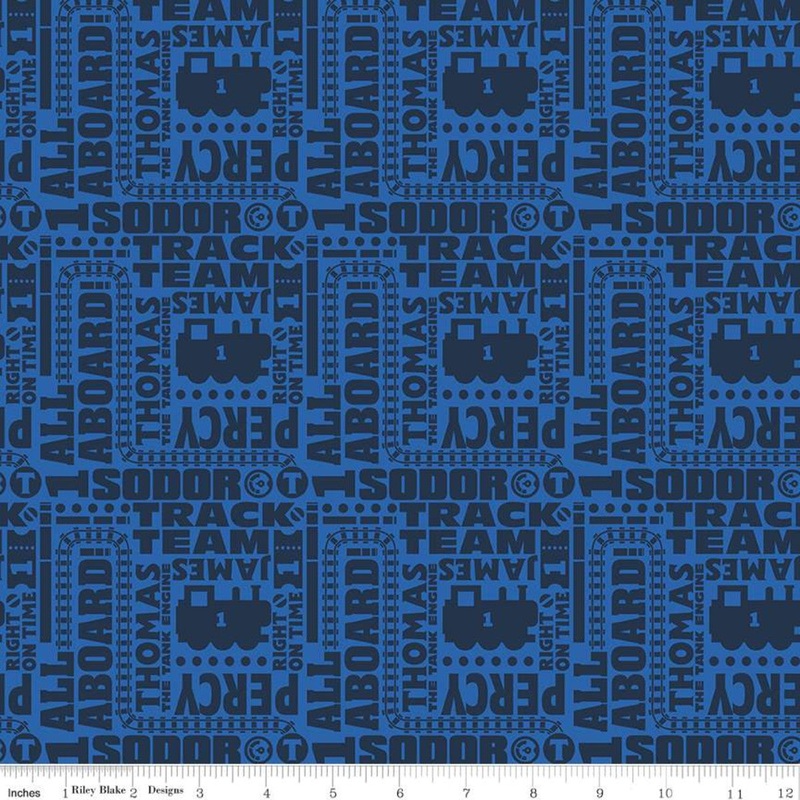 All Aboard with Thomas & Friends C11004-NAVY Text