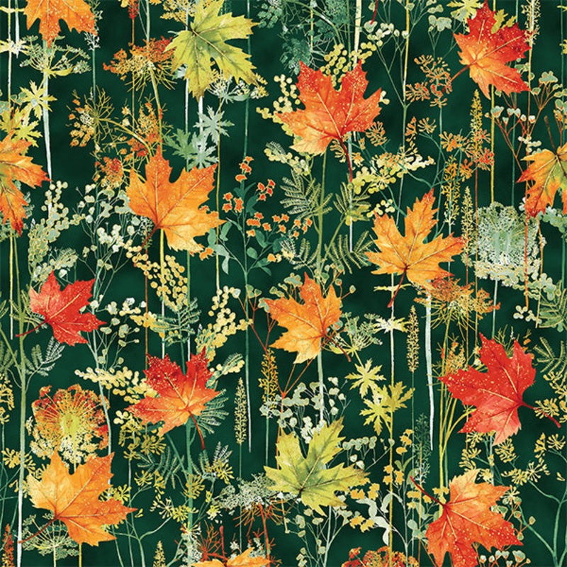 Autumn is in the Air T4854-31G Emerald-Gold
