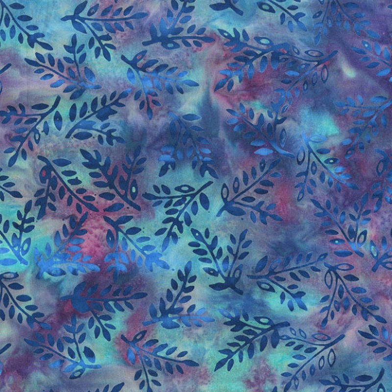 Adventure Batik 3102Q-X Deep Purple Twigs