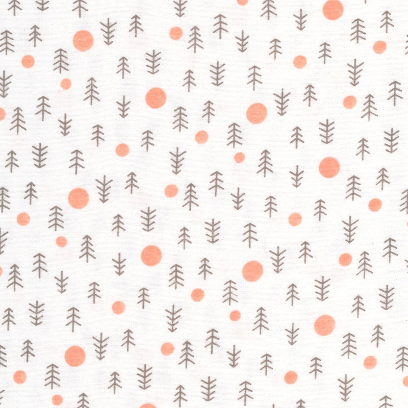 Winter Forest Flannel 227212 Winter Forest White